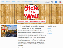 Tablet Screenshot of holeinthewallga.com